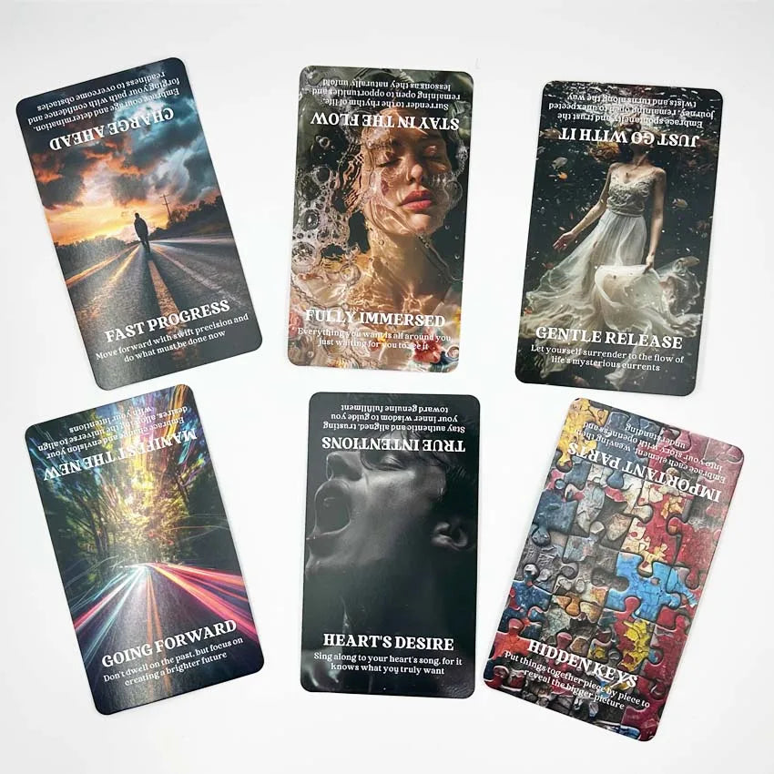 12x7 cm 80Pcs Clarifying Life Situations Love&Career Readings Oracle Deck Card Games No Manual