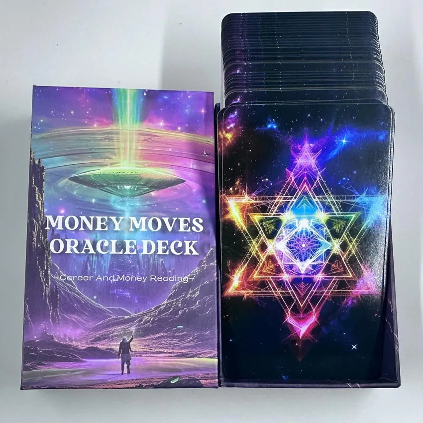 12x7 cm A-54 Cards Money Moves Oracle Deck Cards No Manual