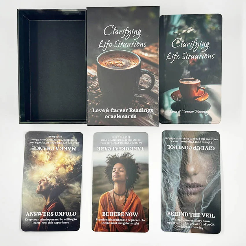 12x7 cm 80Pcs Clarifying Life Situations Love&Career Readings Oracle Deck Card Games No Manual