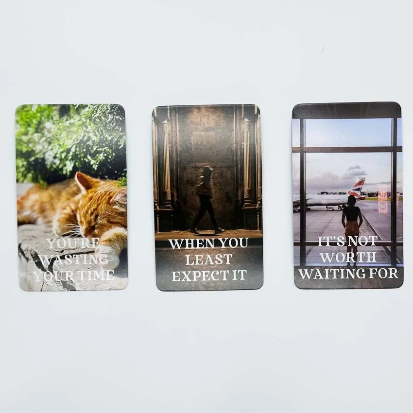 54Pcs 12x7 cm Divine Time Oracle Cards Game