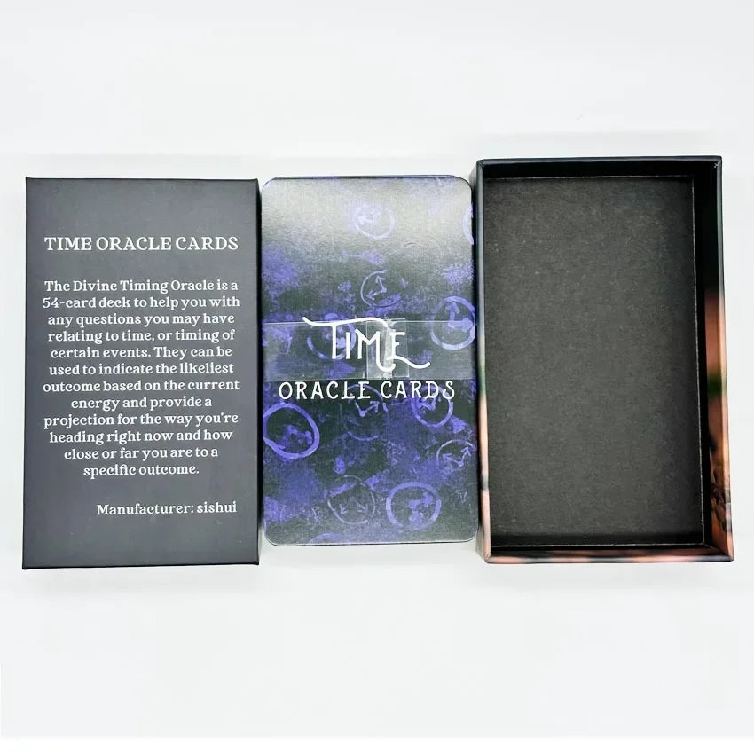 54Pcs 12x7 cm Divine Time Oracle Cards Game