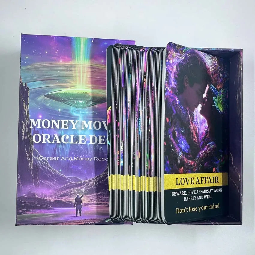12x7 cm A-54 Cards Money Moves Oracle Deck Cards No Manual